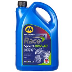 Morris Lubricants Race Sport 4 10W-40発動機油絵の具 | Size 4 Litre