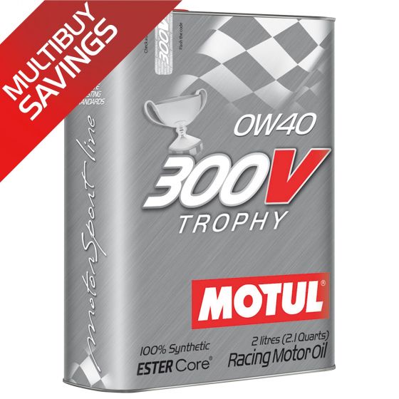 本国生産品 Motul モチュール 300Vトロフィー0W40合成エンジンオイル|くじらRacing