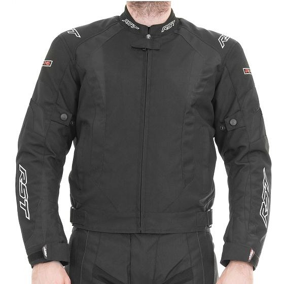 RST R-16テキスタイルオートバイジャケット Black|UK 46/Eur 56