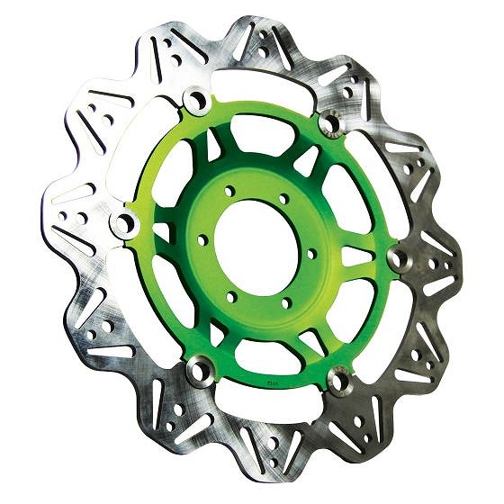EBC ブレーキビーシリーズグリーンハブオートバイブレーキディスク-VR4166GRN
