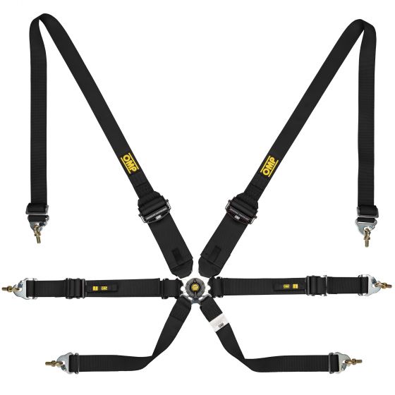 OMP オーエムピー One 3+2 Convertible 6 Point Saloon Harness 【 サーキット レース シートベルト 内装パーツ 車 4輪 】|くじらRacing