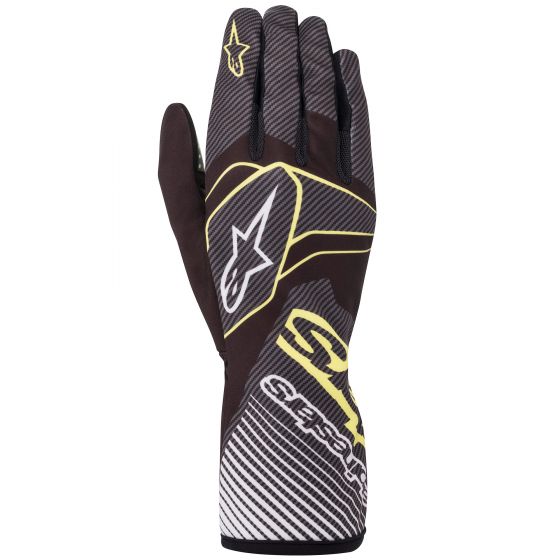 Alpinestars Tech 1-K Race V2 Kart Gloves アルパインスターズ Tech 1-K Race V2 Kart Gloves Black / Lime Green (Carbon)