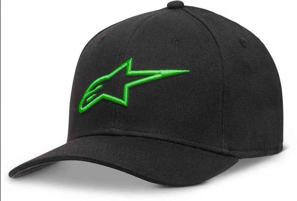 Alpinestars アルパインスターズ Ageless キャップカラー:ブラック/グリーン|くじらRacing