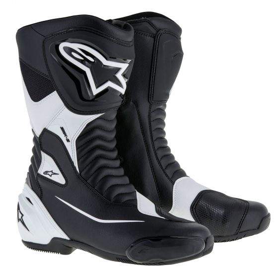 Alpinestars アルパインスターズ SMX S モーターサイクル ブーツ Black / White【2輪 バイク オートバイ 】