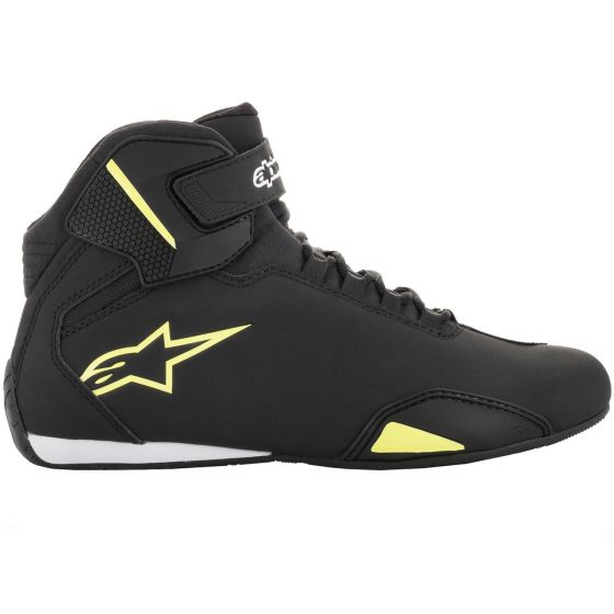 Alpinestars セクトールモーターサイクルシューズ Black_/_Fluro_Yellow｜くじらRacing 15,034円