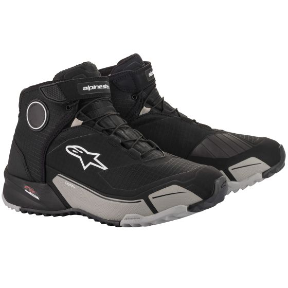 Alpinestars CR-X バイク用ライディングシューズ Black_/_Cool_Grey｜くじらRacing