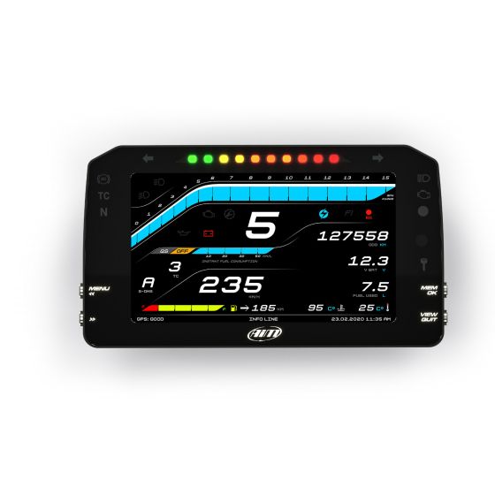 AIM Motorsport MXS 1.3 MVオーガスタ純然たる繋ぎ＆プレイ・ダッシュ・ロガー