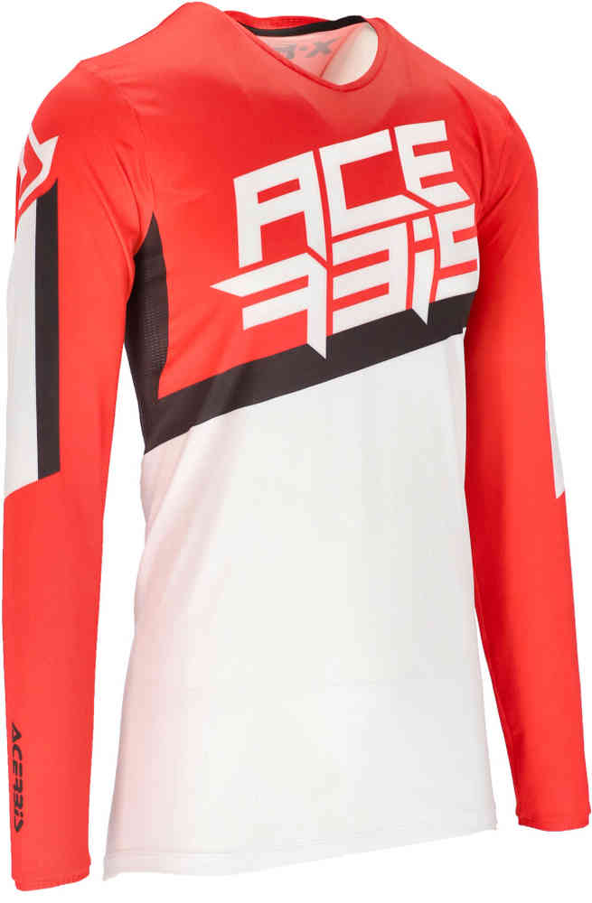 Acerbis アチェルビス X-Flex Four モトクロスジャージ カラー:ホワイト/レッド
