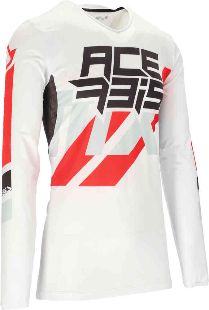 Acerbis アチェルビス X-Flex Three モトクロスジャージ カラー:ホワイト/レッド