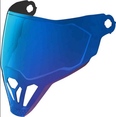 Icon ForceShield ミラーバイザー カラー:イリディウム ブルー｜くじらRacing
