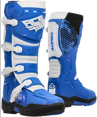 Acerbis アチェルビス Artiglio モトクロスブーツ カラー:ブルー/ホワイト