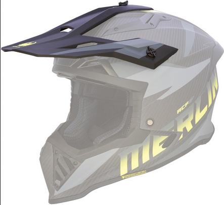 Merlin マーリン Recon Code Matt カーボンヘルメットピーク｜くじらRacing