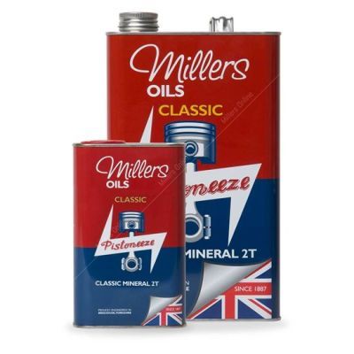 本国生産品 Millers Oils 古典的なミネラル2Tオイル