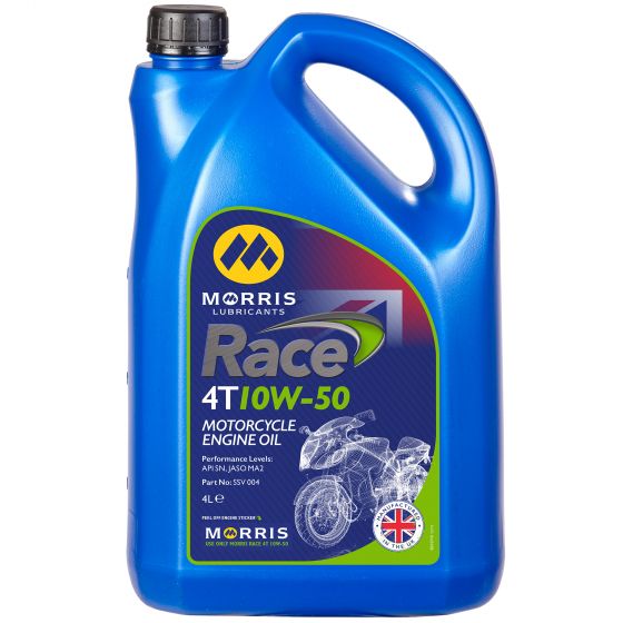 本国生産品 Morris Lubricants レース4Tエンジンオイル|Oil Viscosity:10W50 【 バイク 2輪 オートバイ エンジンオイル ENGINE エンジン オイル メンテナンス 】
