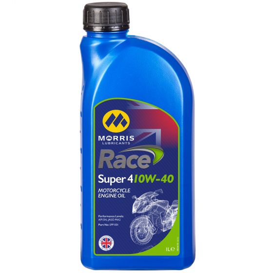 本国生産品 Morris Lubricants レーススーパー4 10W-40エンジンオイル 【 バイク 2輪 オートバイ エンジンオイル ENGINE エンジン オイル メンテナンス 】|くじらRacing