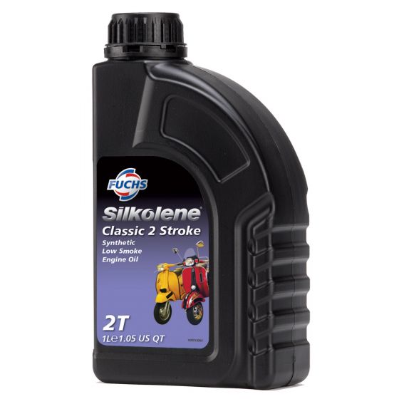 本国生産品 Silkolene スクータークラシック2T. 【 バイク 2輪 オートバイ エンジンオイル ENGINE エンジン オイル メンテナンス 】|くじらRacing