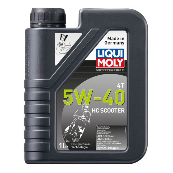 本国生産品 Liqui Moly リキモリ オイル4ストローク - セミシンセ - HCスクーター - 5W-40 【 バイク 2輪 オートバイ エンジンオイル ENGINE エンジン オイル メンテナンス 】|くじらRacing