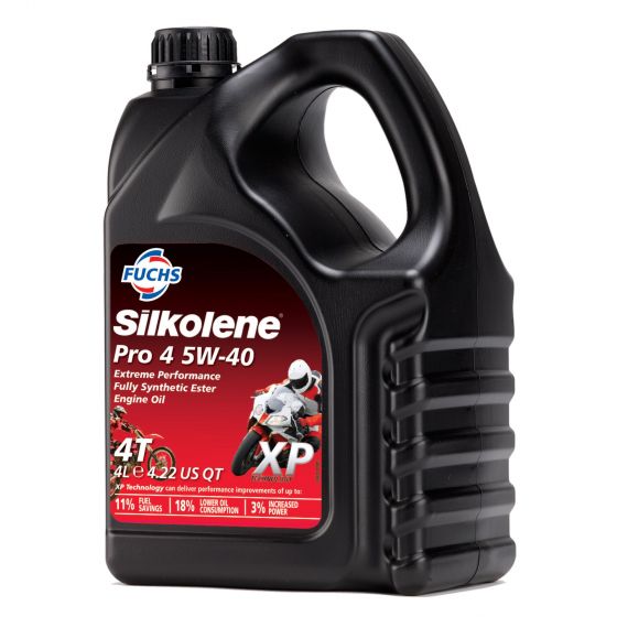 本国生産品 Silkolene プロ4 XP.|Oil Viscosity:5W40 【 バイク 2輪 オートバイ エンジンオイル ENGINE エンジン オイル メンテナンス 】｜くじらRacing