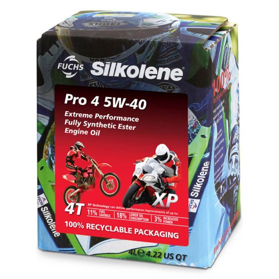 本国生産品 Silkolene プロ4 XP.|Oil Viscosity:5W40 【 バイク 2輪 オートバイ エンジンオイル ENGINE エンジン オイル メンテナンス 】
