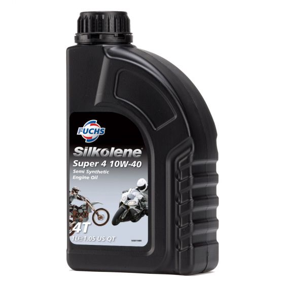 本国生産品 Silkolene スーパー4|Oil Viscosity:10W40 【 バイク 2輪 オートバイ エンジンオイル ENGINE エンジン オイル メンテナンス 】｜くじらRacing