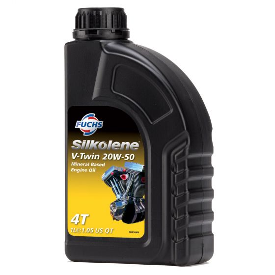 本国生産品 Silkolene v-twin.|Type:Mineral|Oil Viscosity:20W50 【 バイク 2輪 オートバイ エンジンオイル ENGINE エンジン オイル メンテナンス 】