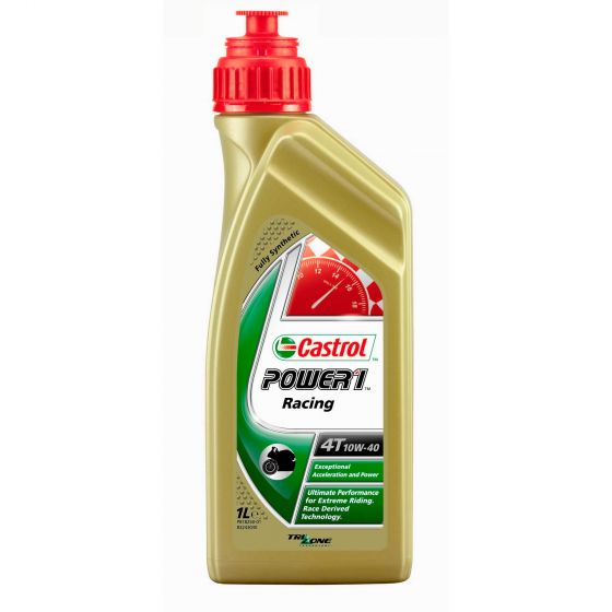 本国生産品 Castrol カストロール 電源1レーシング4T 10W-40 【 バイク 2輪 オートバイ エンジンオイル ENGINE エンジン オイル メンテナンス 】｜くじらRacing