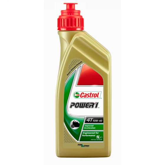 本国生産品 Castrol カストロール 電源1 4T 10W-40 【 バイク 2輪 オートバイ エンジンオイル ENGINE エンジン オイル メンテナンス 】|くじらRacing