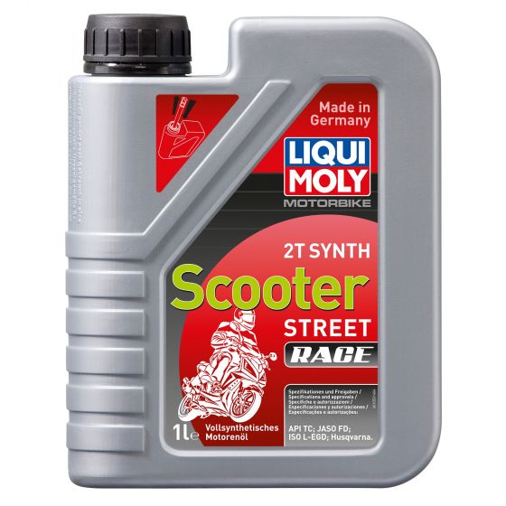 本国生産品 Liqui Moly リキモリ 2ストローク完全合成スクーターストリートレースオイル 【 バイク 2輪 オートバイ エンジンオイル ENGINE エンジン オイル メンテナンス 】