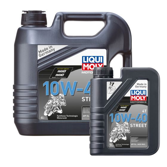 本国生産品 Liqui Moly リキモリ 4T街SEMI合成10W40エンジンオイル 【 バイク 2輪 オートバイ エンジンオイル ENGINE エンジン オイル メンテナンス 】|くじらRacing