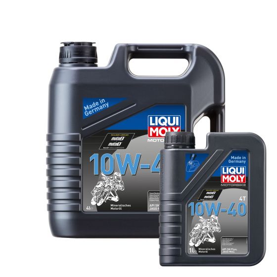 【楽天市場】本国生産品 Liqui Moly リキモリ 4T 10W40オートバイエンジンオイル 【 バイク 2輪 オートバイ エンジンオイル