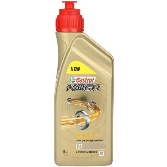 本国生産品 Castrol カストロール 電源1 2T 【 バイク 2輪 オートバイ エンジンオイル ENGINE エンジン オイル メンテナンス 】｜くじらRacing