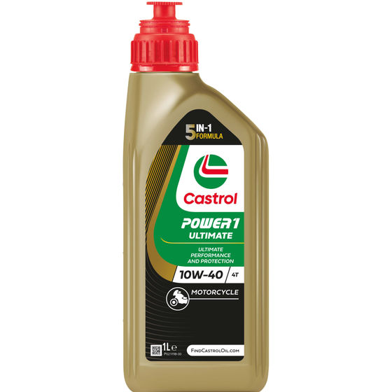 本国生産 Castrol カストロール パワー1アルティメイト10W-40 4T モーターサイクル エンジンオイル