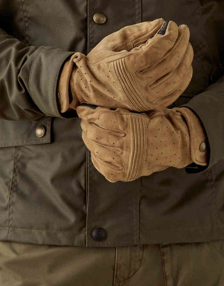 Belstaff ベルスタッフ Montgomery 穴あきオートバイグローブ カラー:サンド｜くじらRacing