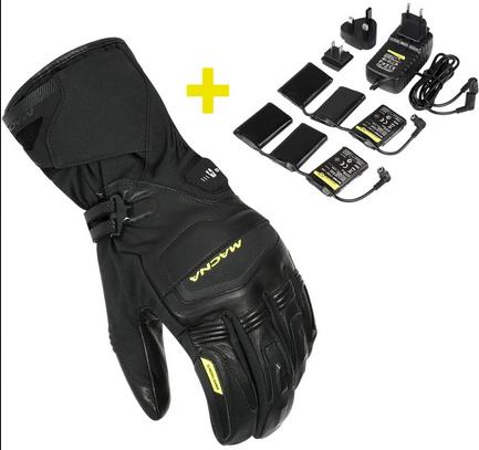 Macna マクナ Azra RTX Kit 防水ヒーター式冬用モトサイクルグローブ+12V / 3Aバッテリーと充電器｜くじらRacing 44,525円
