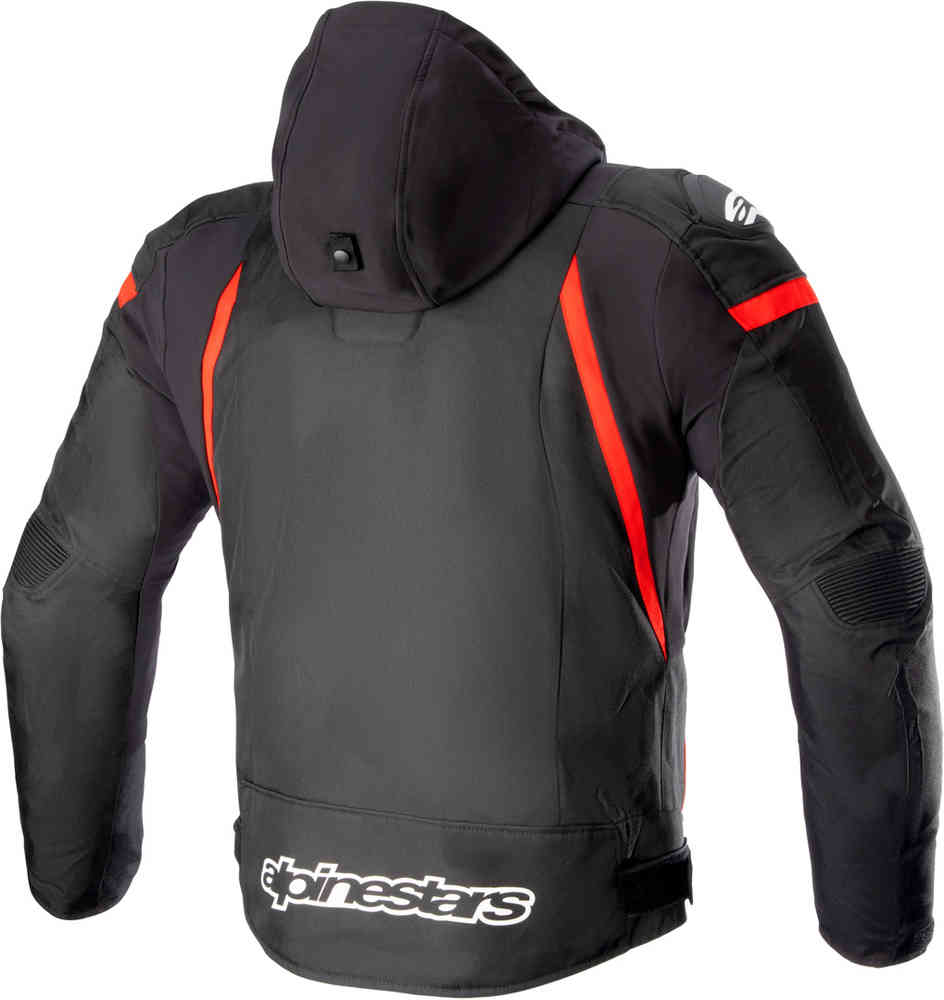Alpinestars アルパインスターズ Zaca 防水オートバイテキスタイルジャケット|カラー:ブラック/レッド/ホワイト｜くじらRacing