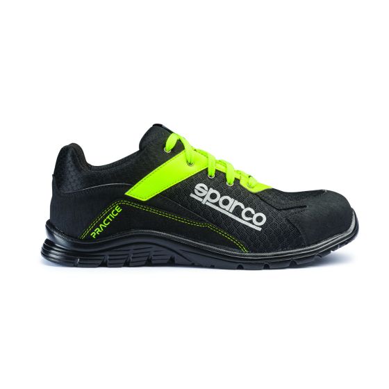 Sparco スパルコ 練習用S1P SRCセーフティシューズ カラー:Jos_(Black_/_Fluro_Yellow)|くじらRacing