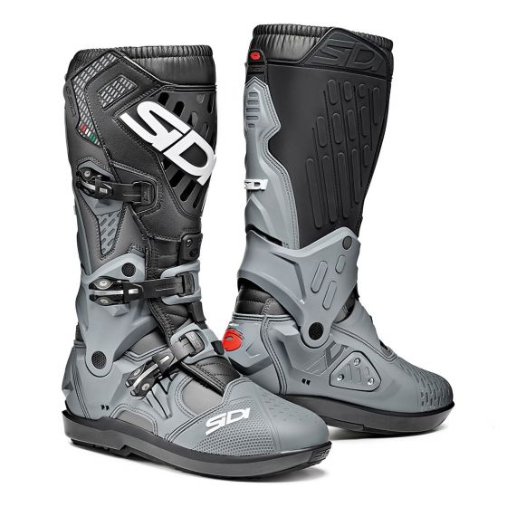 Sidi シディ atojo srs Motocross Boots. Colour Lead Grey / Black 【 モトクロス Motocross MX オフロード オートバイ ブーツ 靴 boots シューズ 】