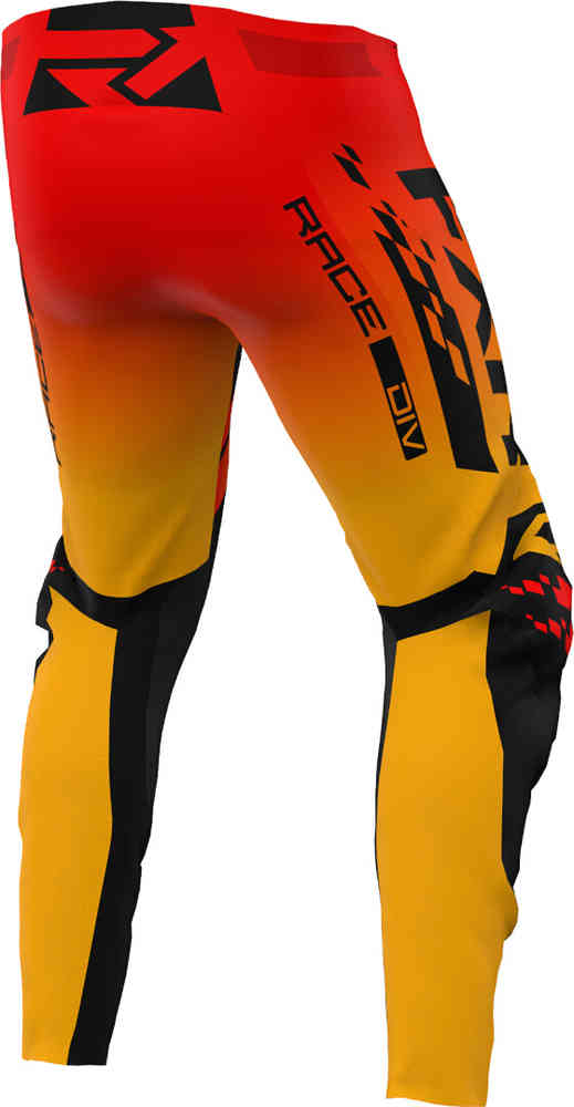 FXR Revo Comp ユースモトクロスパンツ カラー:オレンジ/ブラック