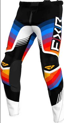 FXR Clutch Pro 2024 モトクロスパンツ カラー:黒/白/赤/青