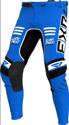 FXR Podium Gladiator 2024 モトクロスパンツ カラー:ブルー/ブラック