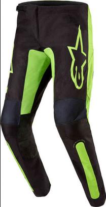 Alpinestars アルパインスターズ Fluid Lurv モトクロスパンツ カラー:ブラック/イエロー