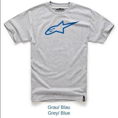 Alpinestars アルパインスターズ Ageless Classic T シャツ カラー:グレー/ブルー