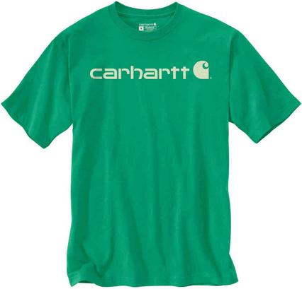 Carhartt カーハート EMEA Core Logo Workwear Short Sleeve Tシャツ カラー:グリーン/ライトグリーン