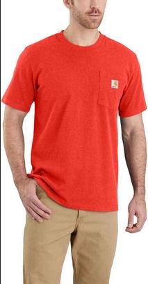 Carhartt カーハート Workwear Pocket Tシャツ カラー:レッド