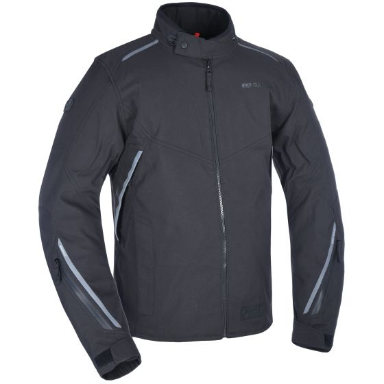 Oxford オックスフォード Advanced Hinterland Textile Motorcycle Jacket（アドバンスト ヒンターランド テキスタイル モーターサイクル ジャケット Colour Stealth Black 【 バイク 2輪 ジャケット かっこいい お洒落 モーターサイクル オートバイ テキスタイル 】｜くじらRacing