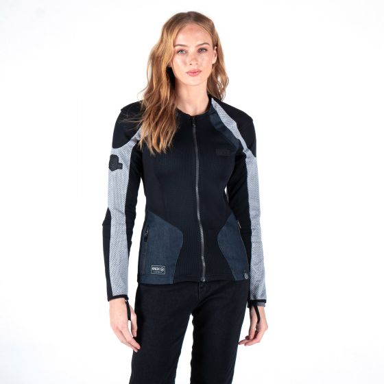 Knox ノックス Urbane Pro Women's MKII Armoured Motorcycle Shirt(アーバン プロ ウィメンズ MKII アーマー モーターサイクル シャツ Colour Black / Grey / Denim 【 バイク 2輪 ジャケット かっこいい お洒落 モーターサイクル オートバイ テキスタイル 】