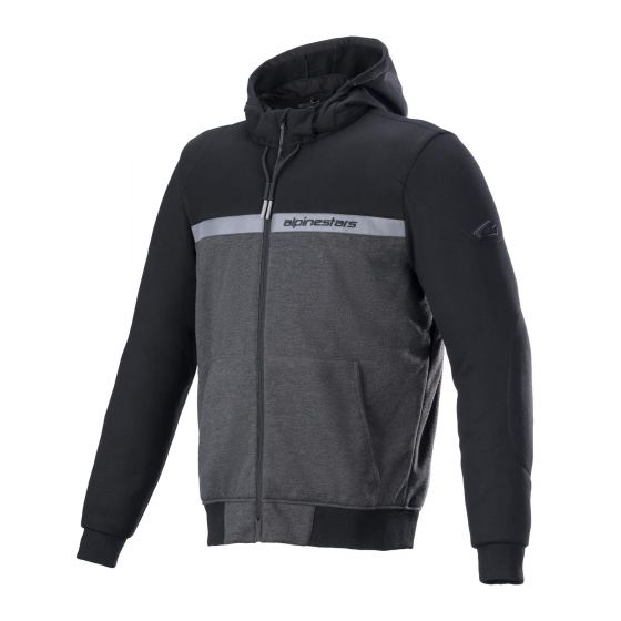 Alpinestars アルパインスターズ クローム ストリート モーターサイクル フーディー|Colour Black Melange / Black 【 バイク 2輪 ジャケット かっこいい お洒落 モーターサイクル オートバイ 】