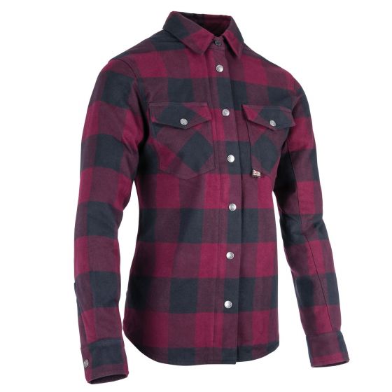 Oxford オックスフォード キックバック2.0 ウィメンズ ライディング シャツ|Colour Red 【 バイク 2輪 ジャケット かっこいい お洒落 モーターサイクル オートバイ 】