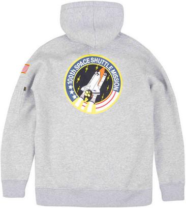 Alpha Industries アルファインダストリーズ Space Shuttle フーディー カラー:グレー