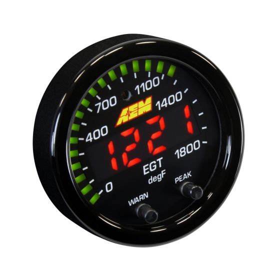 AEM Electronics Xつづき物排気ガス屁っ放り体温（EGT）ゲージ 【 資料 価値づける器 １番ウッド 助けること モータースポーツ 車 4輪 電気回路 有線テレビ 】